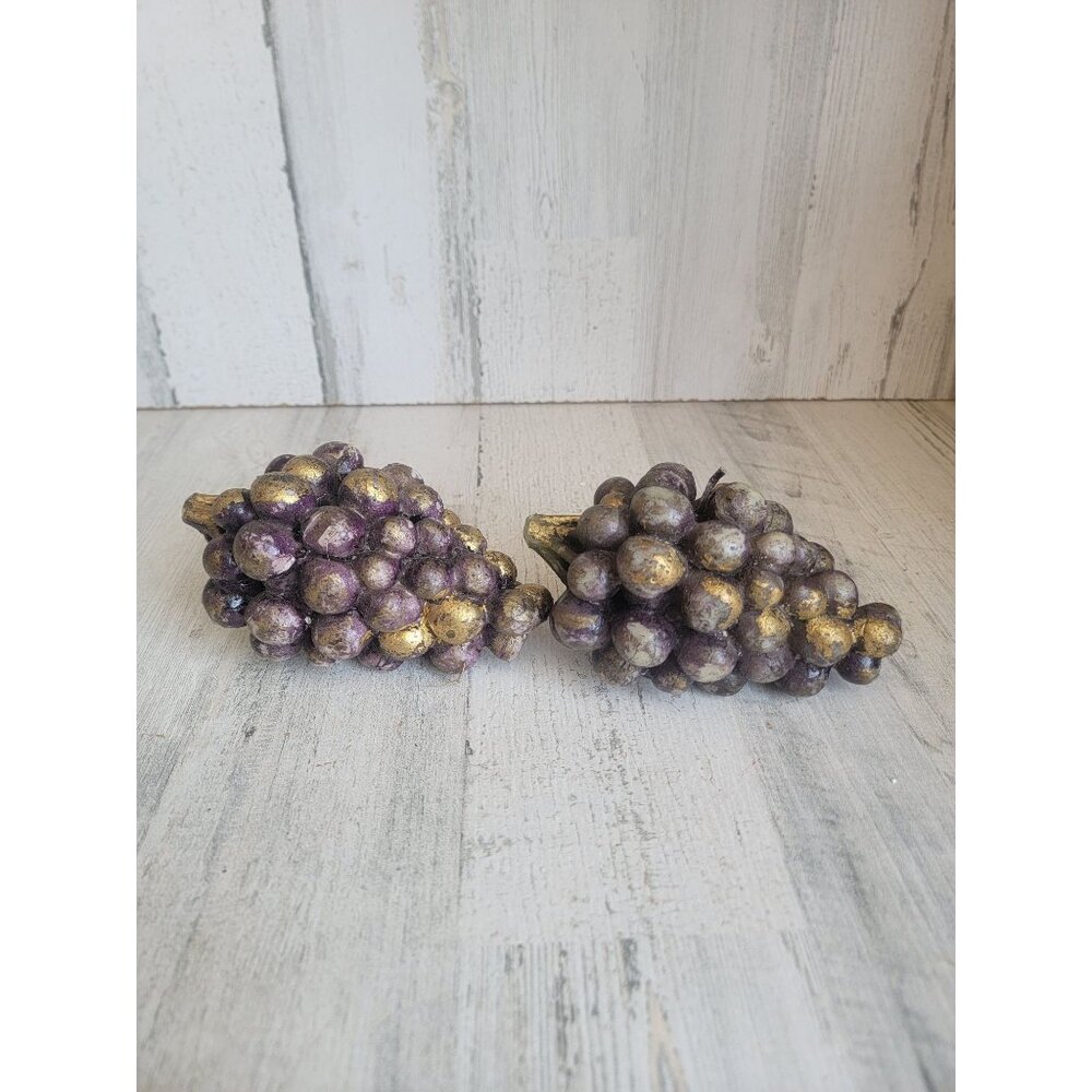 Rustic‎ realistic grape vine candle home decor set